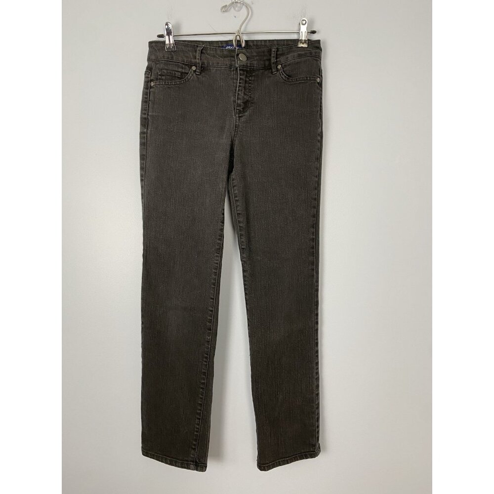 Bandolino Jeans Women's Size 4P Mandie Straight Leg Stretch Comfort Dark Wash